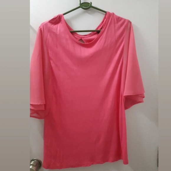 Tops - Fixed price Party wear top with mesh sleeves